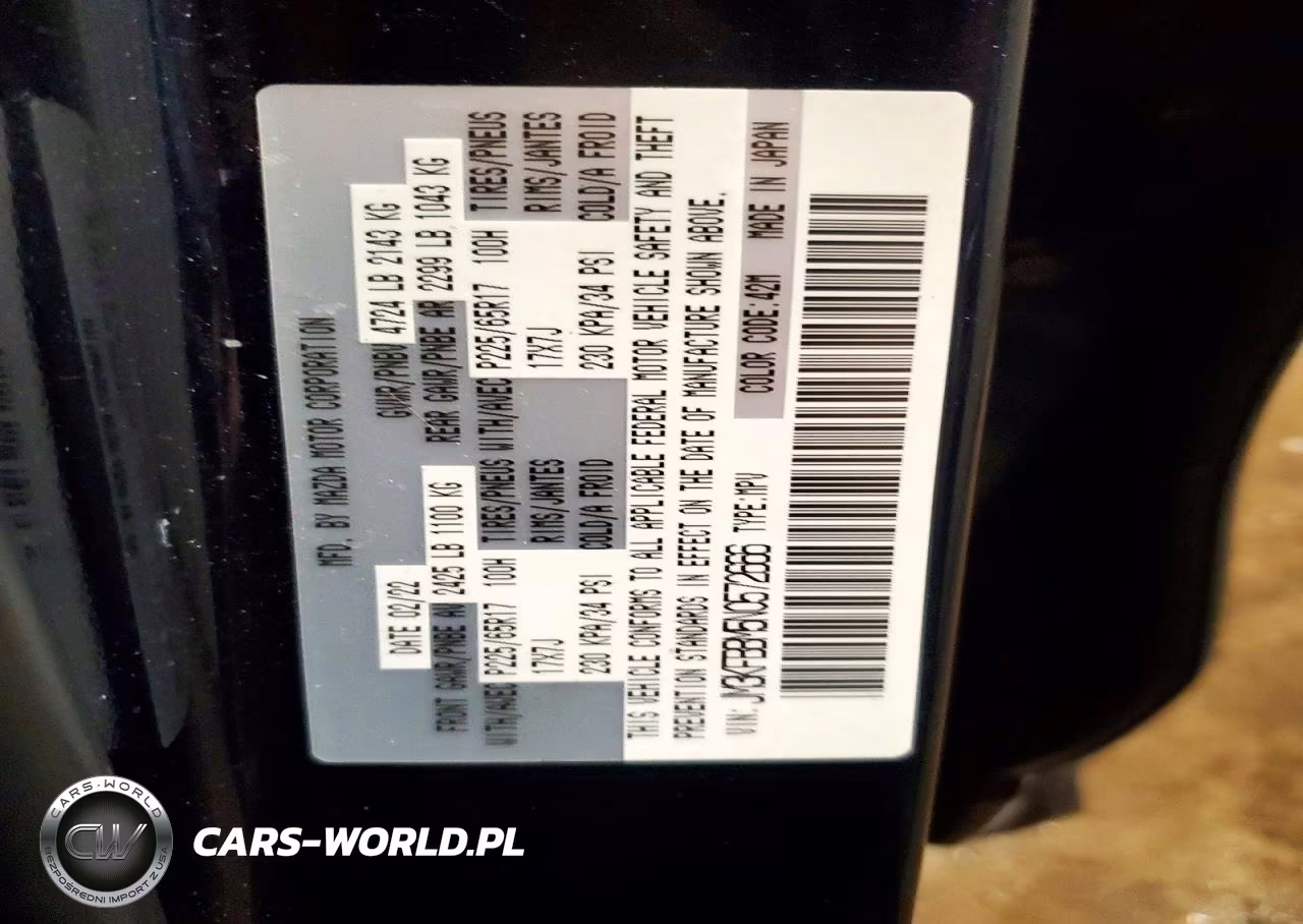 2022 Mazda Cx-5 Select VIN:JM3KFBBM5N0572666 - 14