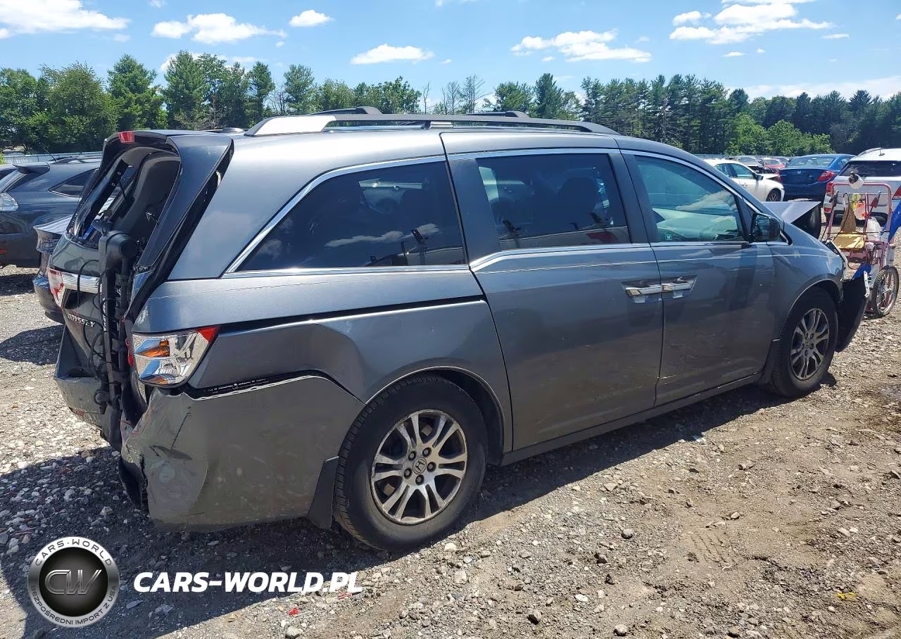 2012 Honda Odyssey Exl VIN:5FNRL5H60CB051119 - 3