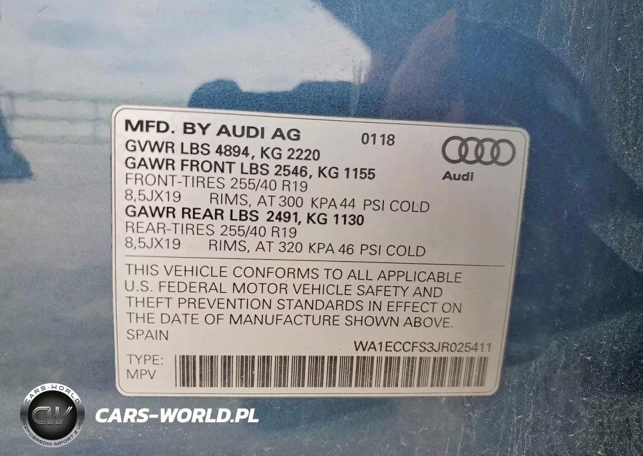 2018 Audi Q3 Premium VIN:WA1ECCFS3JR025411 - 13