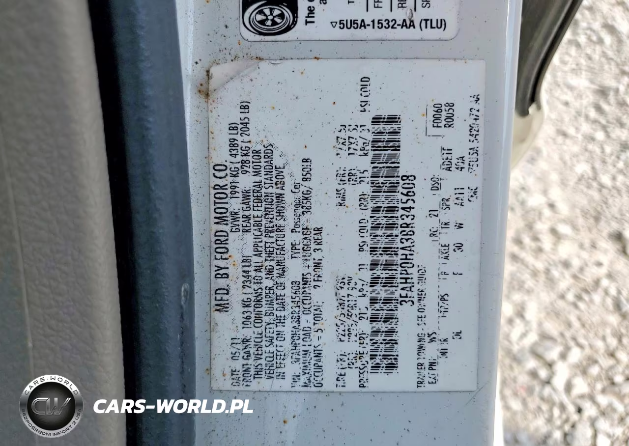 2011 Ford Fusion Se VIN:3FAHP0HA3BR345608 - 12