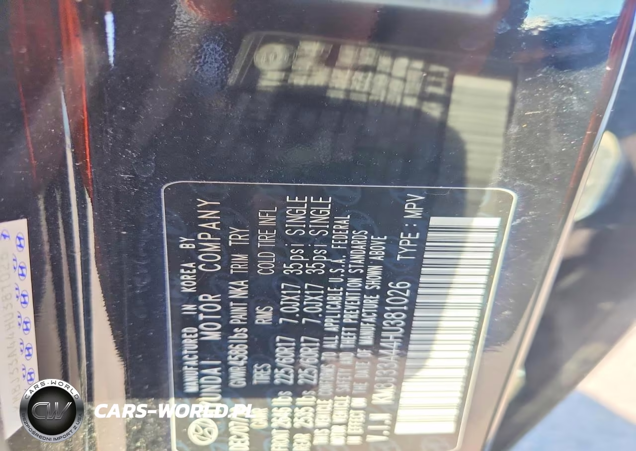 2017 Hyundai Tucson Se Plus VIN:KM8J33A44HU381026 - 13
