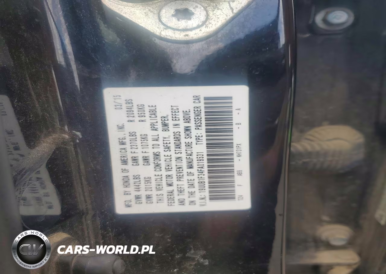 2015 Acura Tlx VIN:19UUB1F34FA019531 - 12