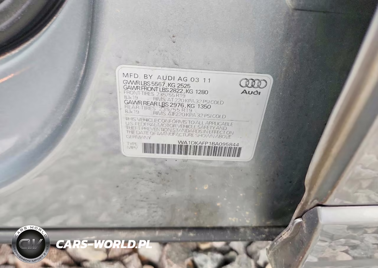2011 Audi Q5 Premium Plus VIN:WA1DKAFP1BA095844 - 13