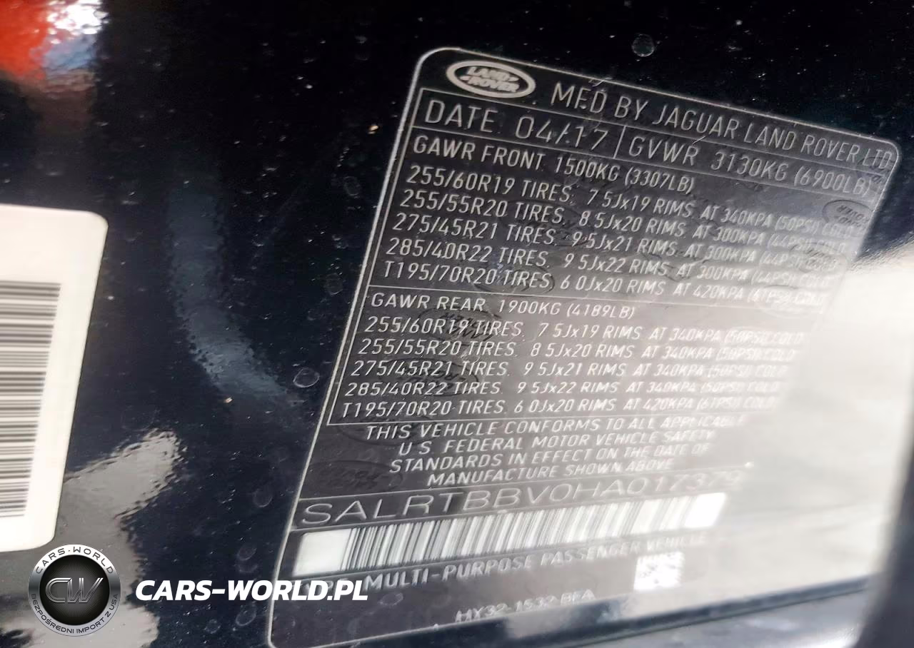 2017 Land Rover Discovery First Edition VIN:SALRTBBV0HA017379 - 12