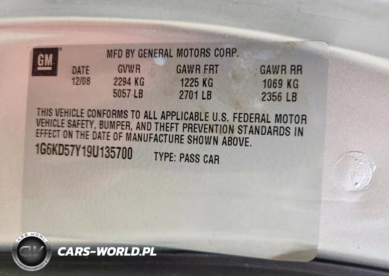 2009 Cadillac Dts VIN:1G6KD57Y19U135700 - 13
