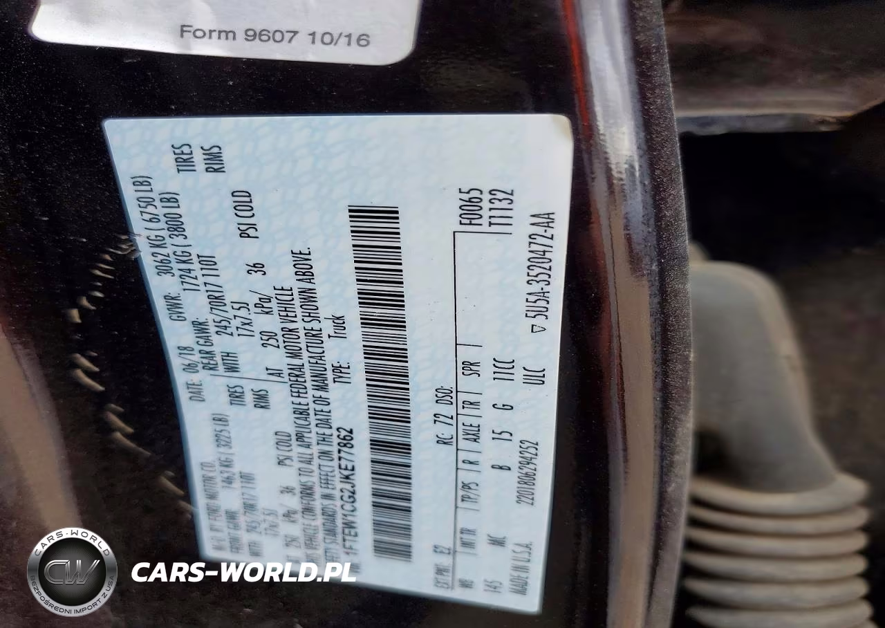 2018 Ford F150 Supercrew VIN:1FTEW1CG2JKE77862 - 12