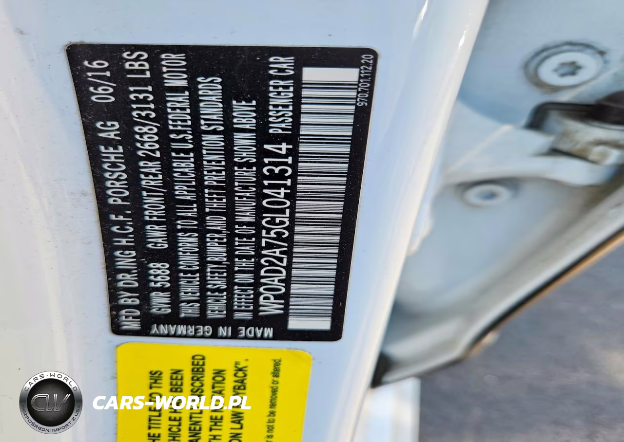 2016 Porsche Panamera Se Hybrid VIN:WP0AD2A75GL041314 - 12