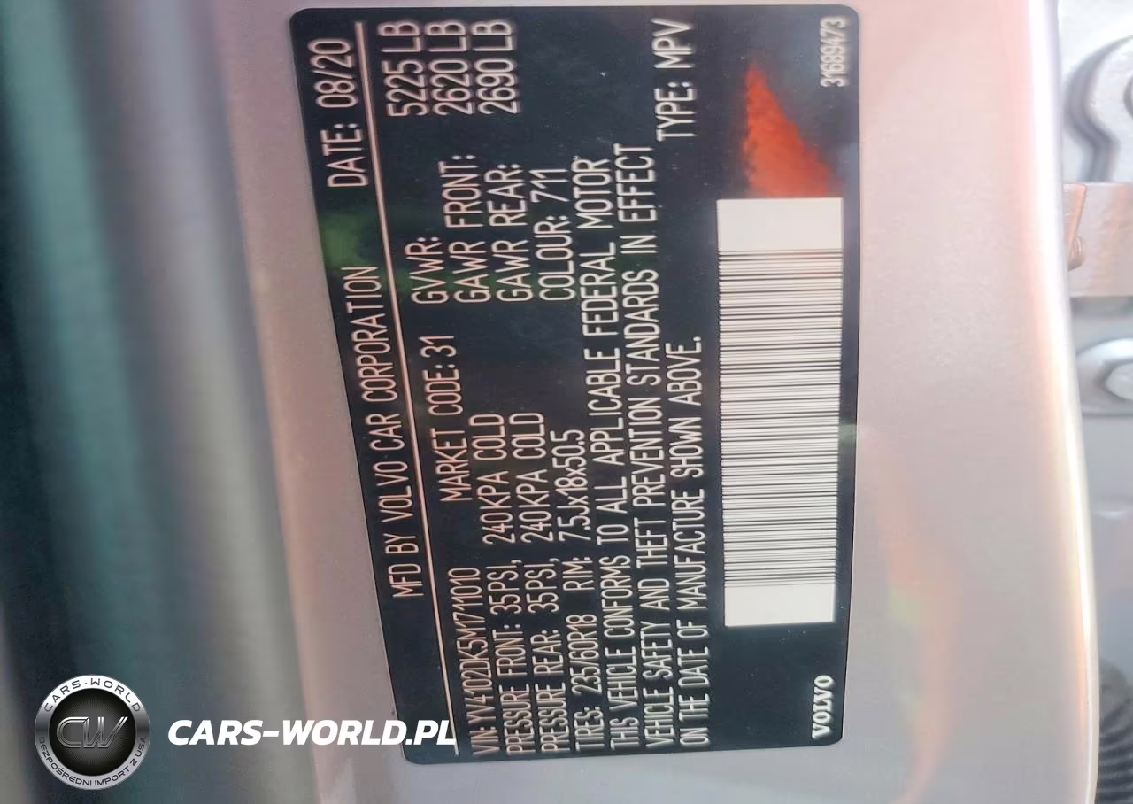 2021 Volvo Xc60 T5 Momentum VIN:YV4102DK5M1711010 - 12