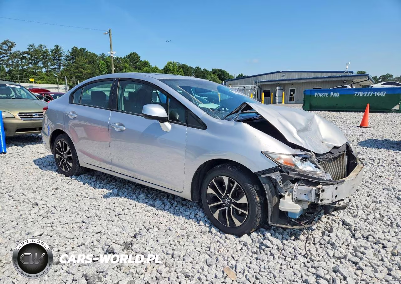 2013 Honda Civic Exl VIN:19XFB2F96DE251334 - 4