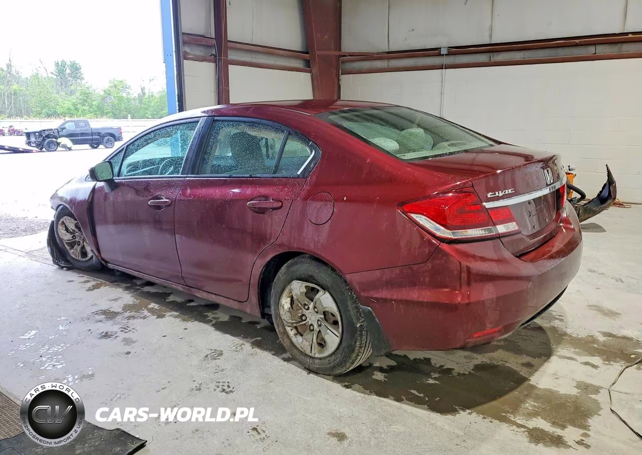 2014 Honda Civic Lx VIN:2HGFB2F51EH500370 - 2