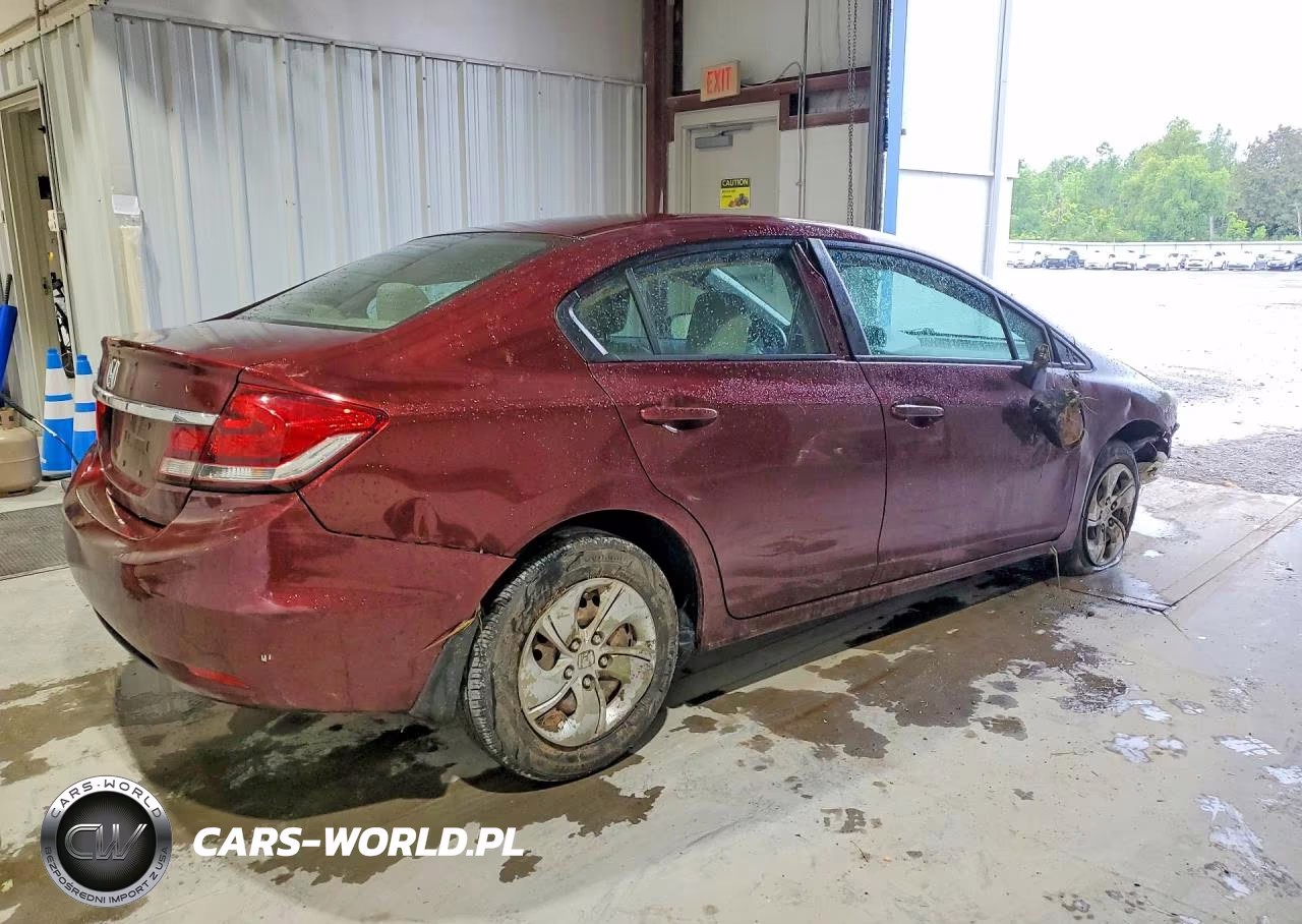 2014 Honda Civic Lx VIN:2HGFB2F51EH500370 - 3