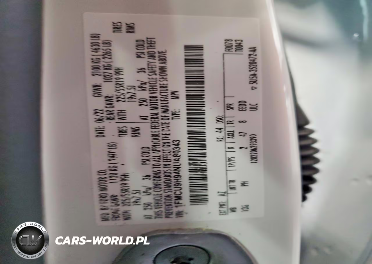 2022 Ford Escape Sel VIN:1FMCU9H94NUA80343 - 13
