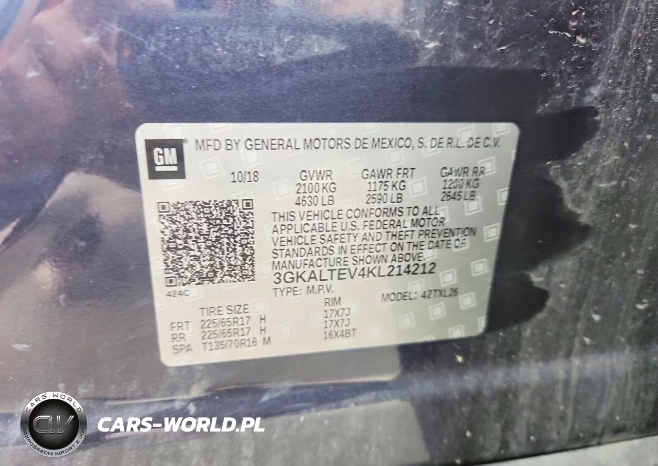2019 GMC Terrain Sle VIN:3GKALTEV4KL214212 - 12