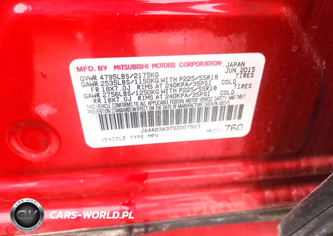 2016 Mitsubishi Outlander Se VIN:JA4AD3A37GZ007823 - 12