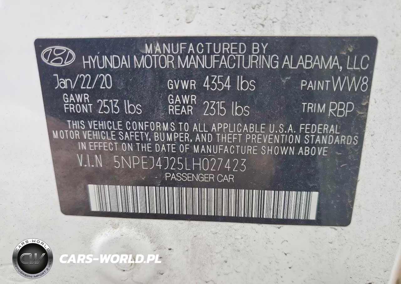 2020 Hyundai Sonata Sel Plus VIN:5NPEJ4J25LH027423 - 12