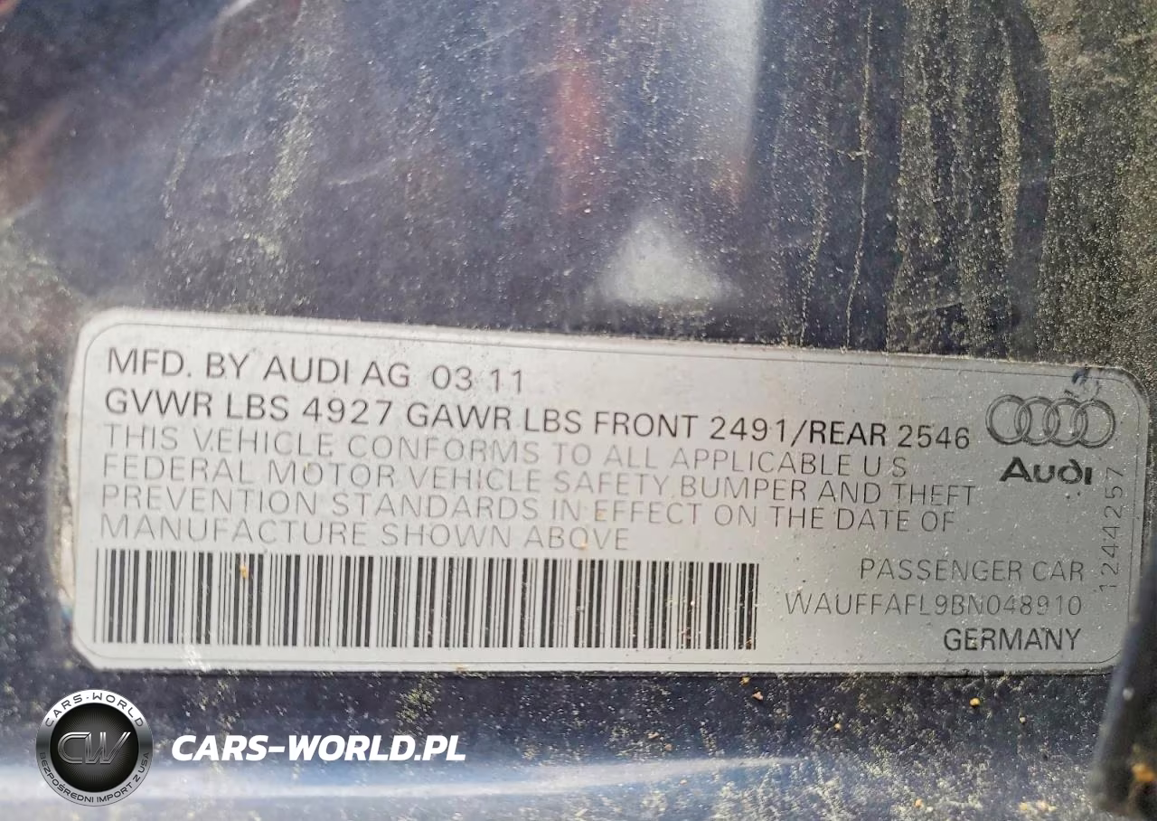 2011 Audi A4 Premium Plus VIN:WAUFFAFL9BN048910 - 12