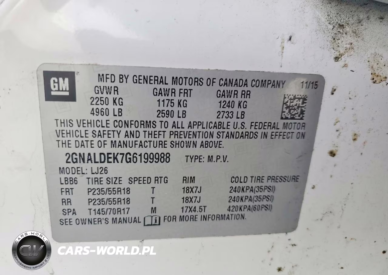 2016 Chevrolet Equinox Ltz VIN:2GNALDEK7G6199988 - 13