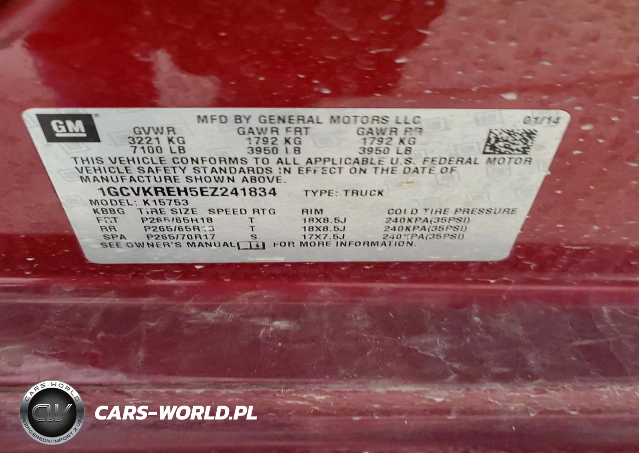 2014 Chevrolet Silverado K1500 Lt VIN:1GCVKREH5EZ241834 - 13