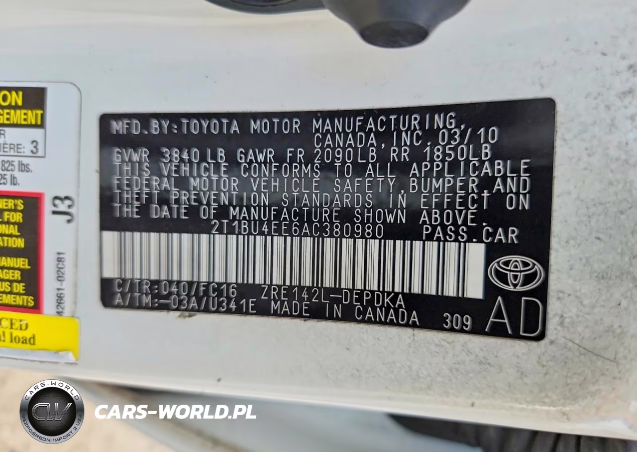 2010 Toyota Corolla Le VIN:2T1BU4EE6AC380980 - 12