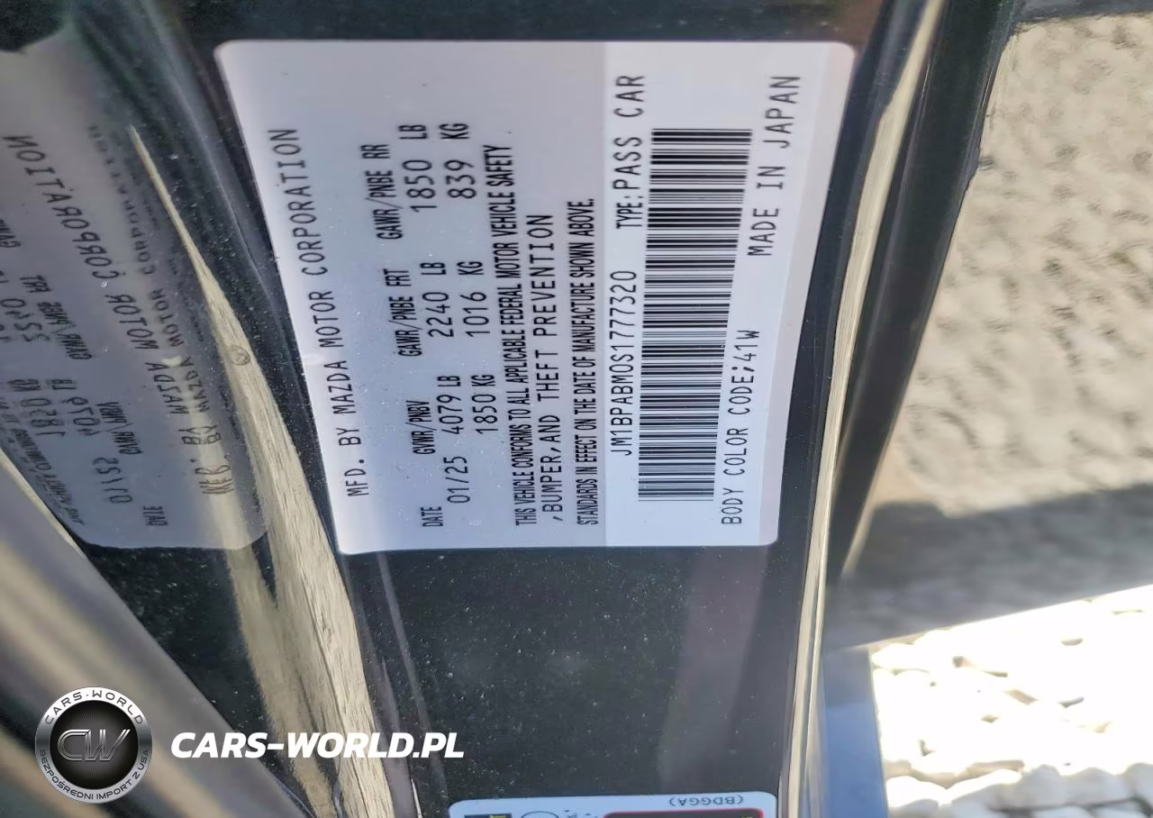 2025 Mazda 3 Select Sport VIN:JM1BPABM0S1777320 - 12