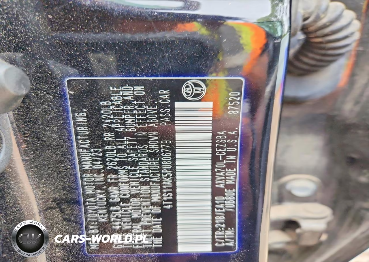 2023 Toyota Camry Se VIN:4T1S11AK5PU806779 - 12