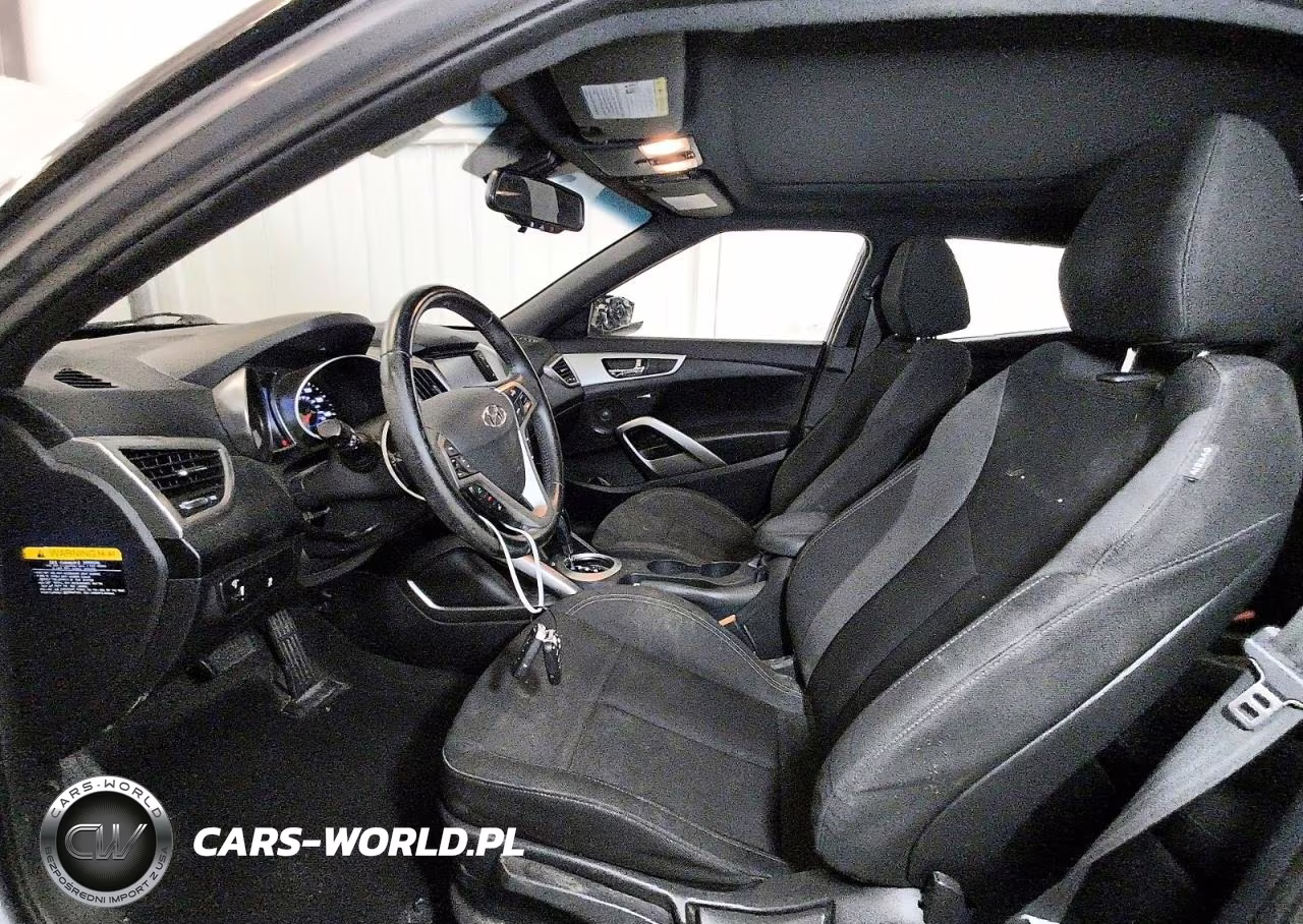 2017 Hyundai Veloster Value Edition VIN:KMHTC6AD1HU314426 - 7