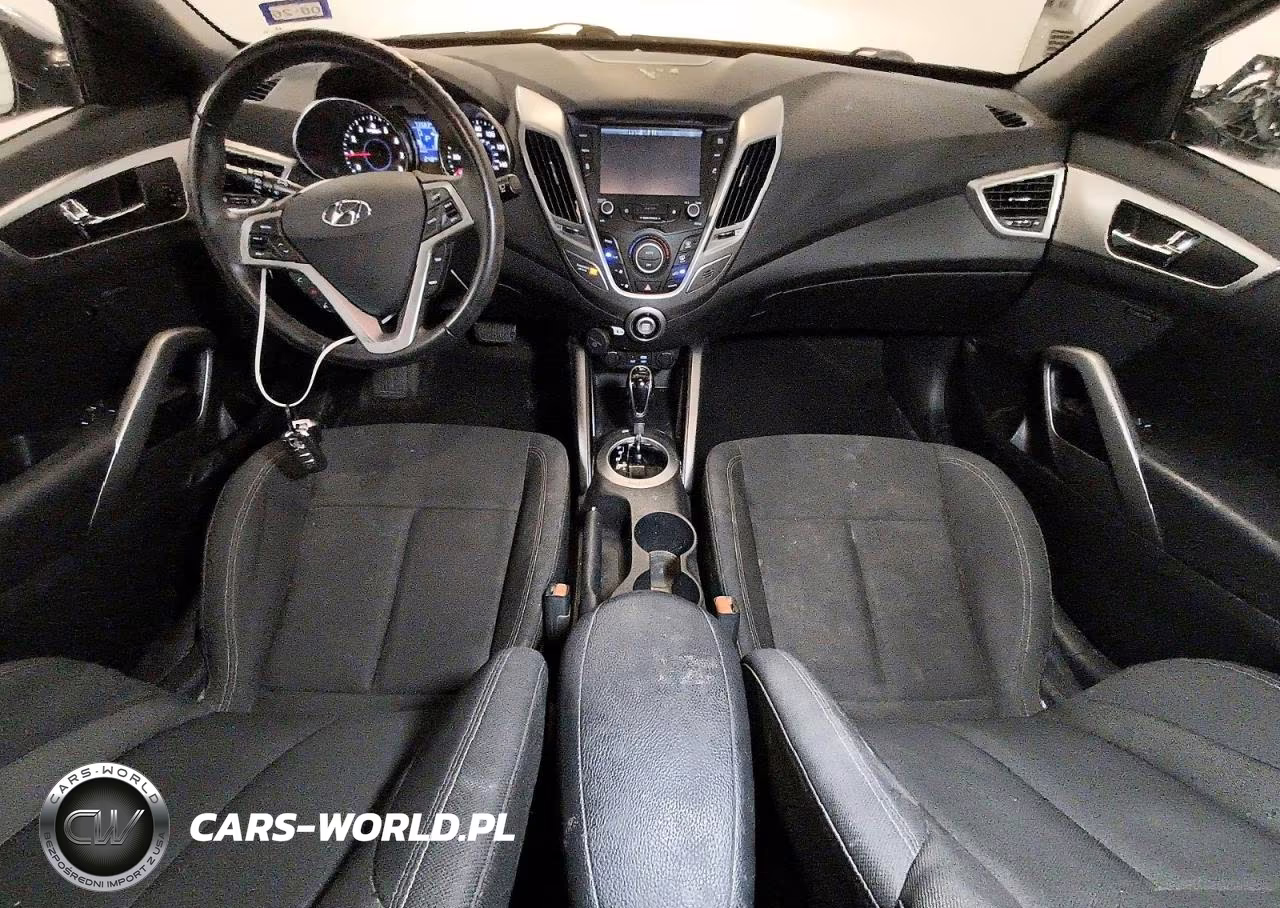 2017 Hyundai Veloster Value Edition VIN:KMHTC6AD1HU314426 - 8