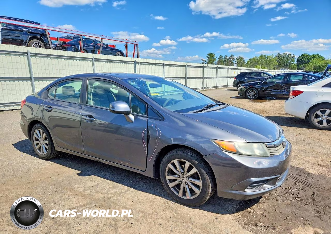 2012 Honda Civic Ex VIN:2HGFB2F8XCH547582 - 4
