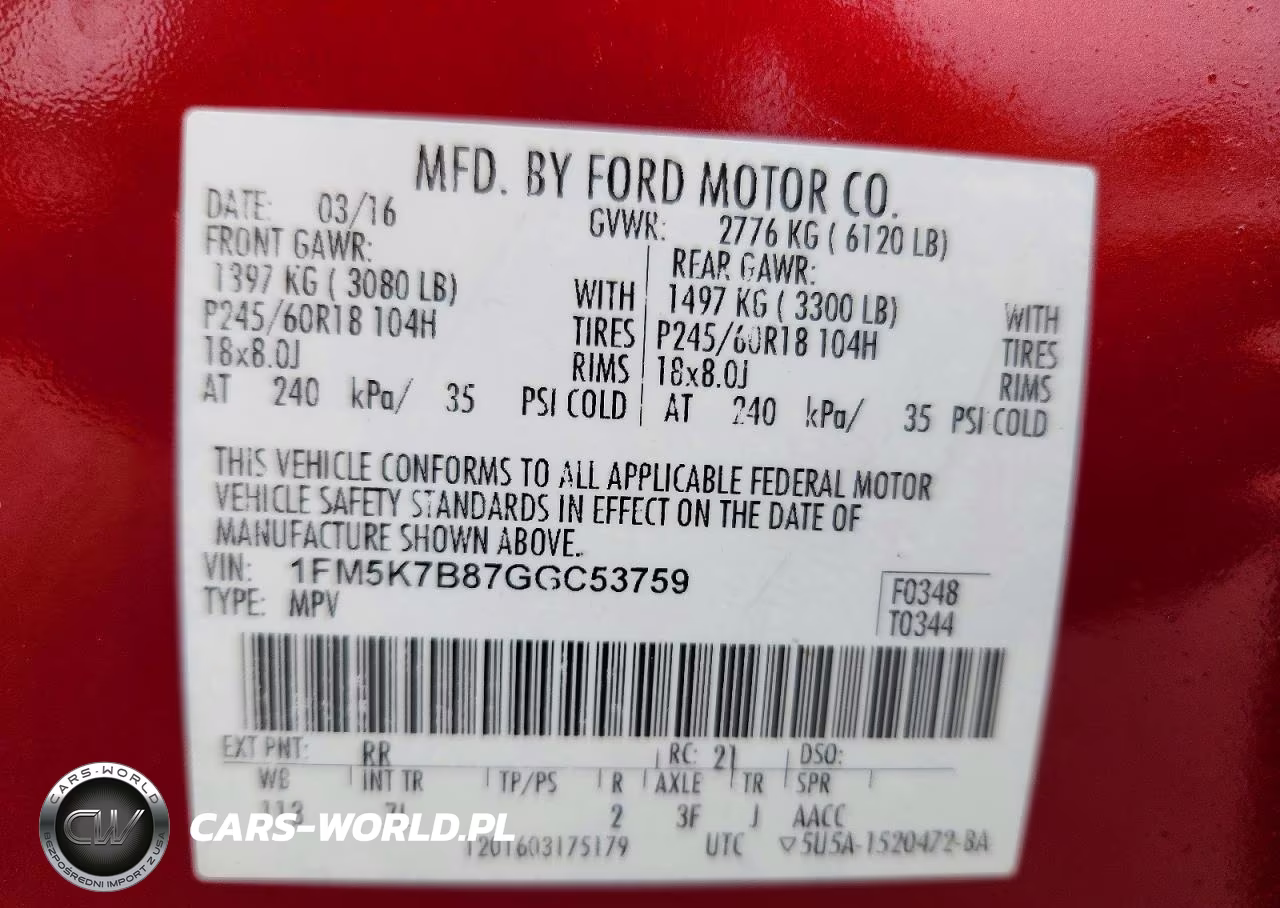 2016 Ford Explorer VIN:1FM5K7B87GGC53759 - 13