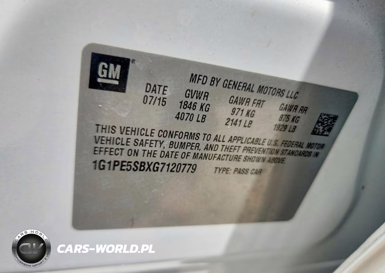 2016 Chevrolet Cruze Limited 1Lt Auto VIN:1G1PE5SBXG7120779 - 12