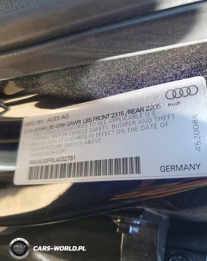 2020 Audi A3 Premium VIN:WAUAUGFF5LA032791 - 12