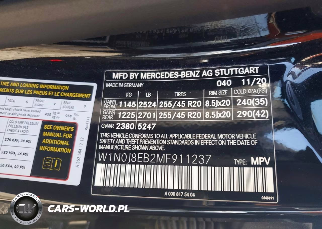 2021 Mercedes-Benz Glc Coupe 300 4Matic VIN:W1N0J8EB2MF911237 - 12