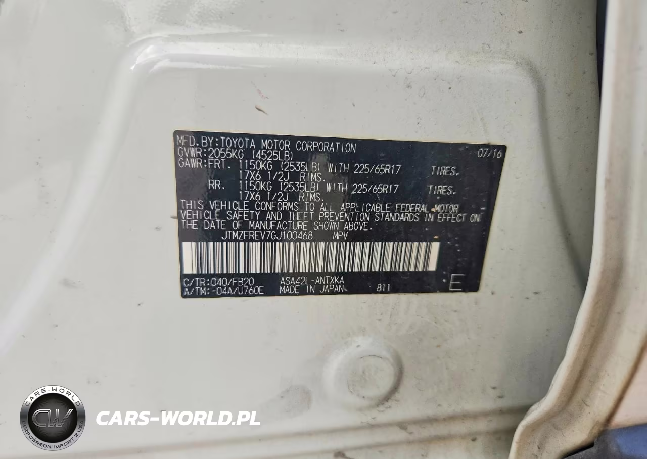 2016 Toyota Rav4 Le VIN:JTMZFREV7GJ100468 - 12