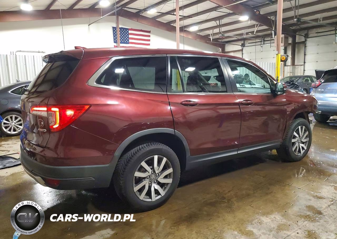 2019 Honda Pilot Ex VIN:5FNYF6H38KB097553 - 3