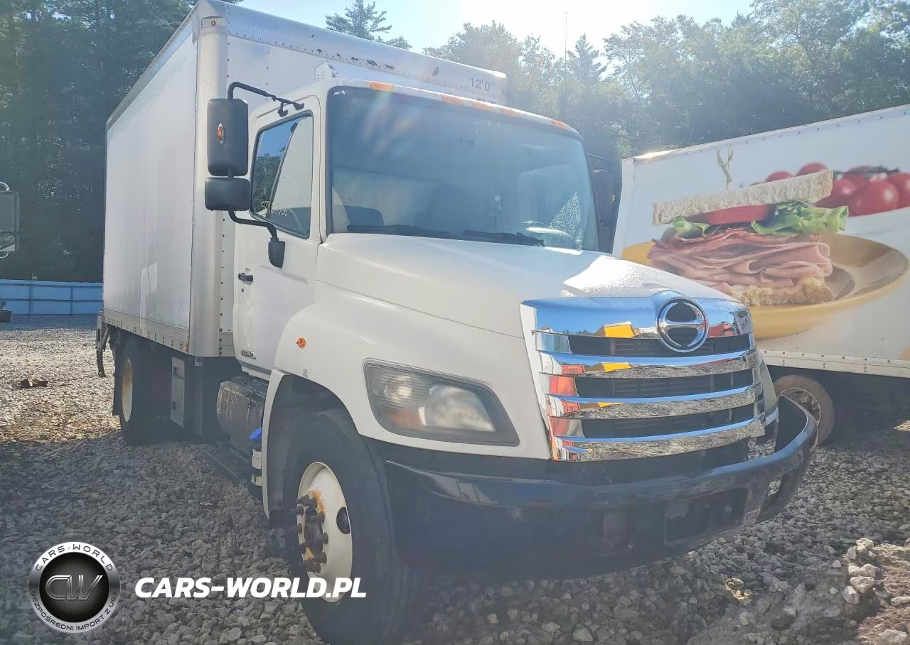 2015 Hino 258-268 Box Truck VIN:5PVNE8JP3F4S51047 - 4