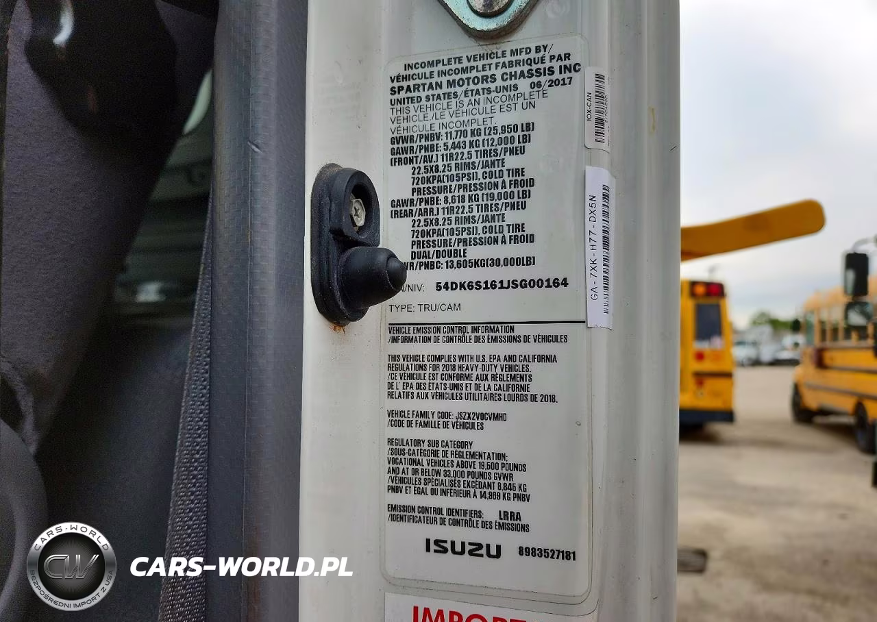 2018 Isuzu Ftr Refrigerated Box Truck VIN:54DK6S161JSG00164 - 12