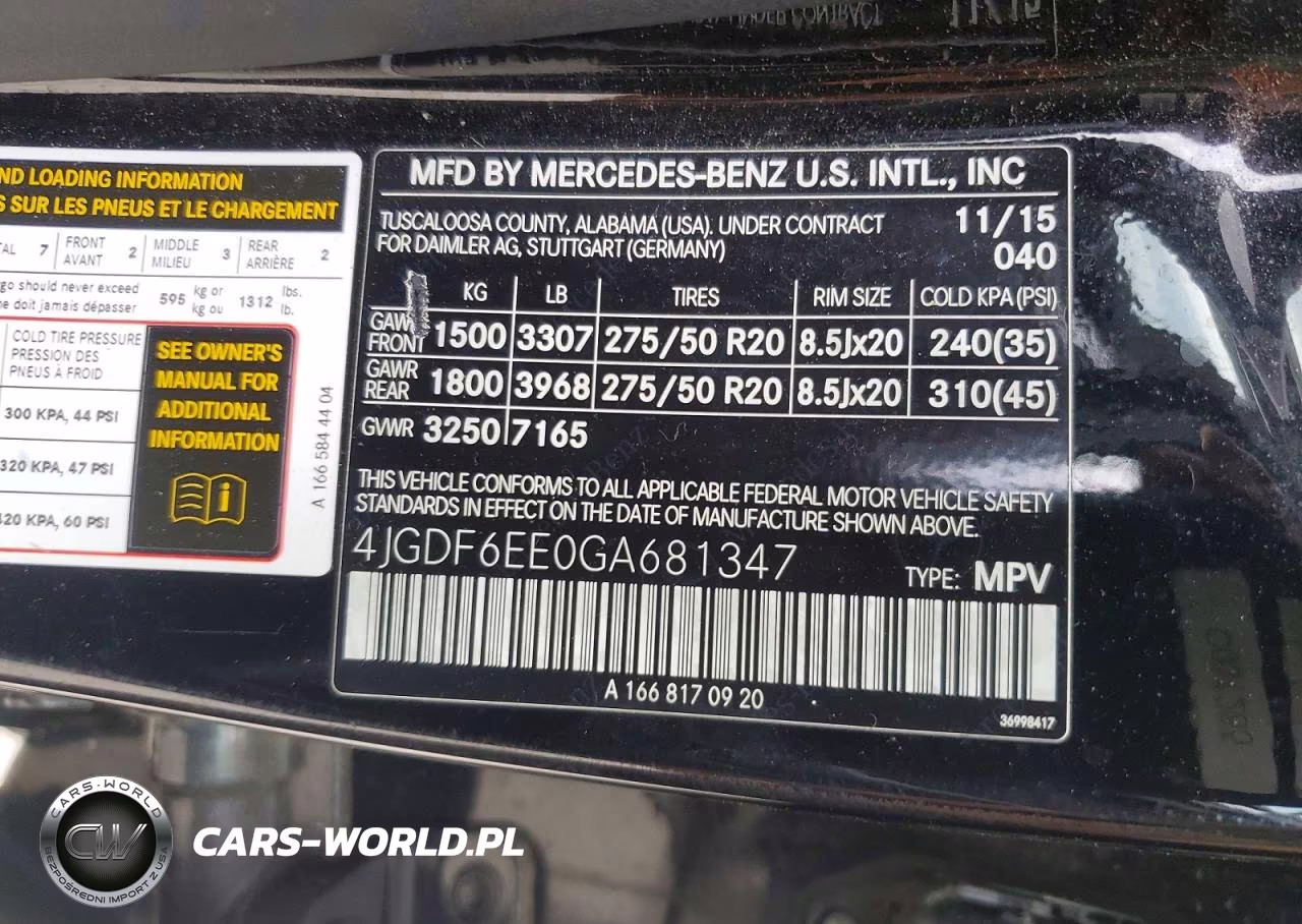 2016 Mercedes-Benz Gl 450 4Matic VIN:4JGDF6EE0GA681347 - 14