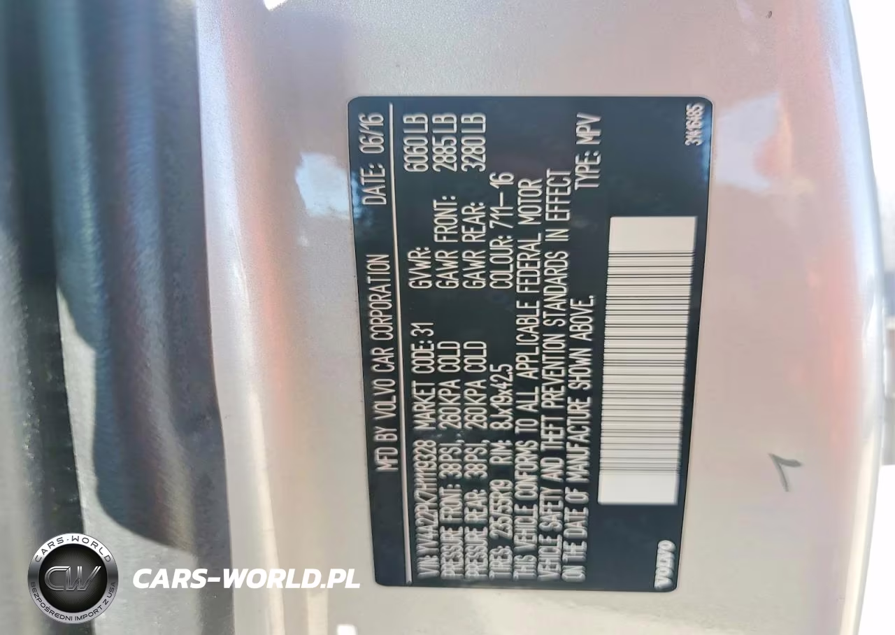 2017 Volvo Xc90 T6 VIN:YV4A22PK7H1119328 - 12