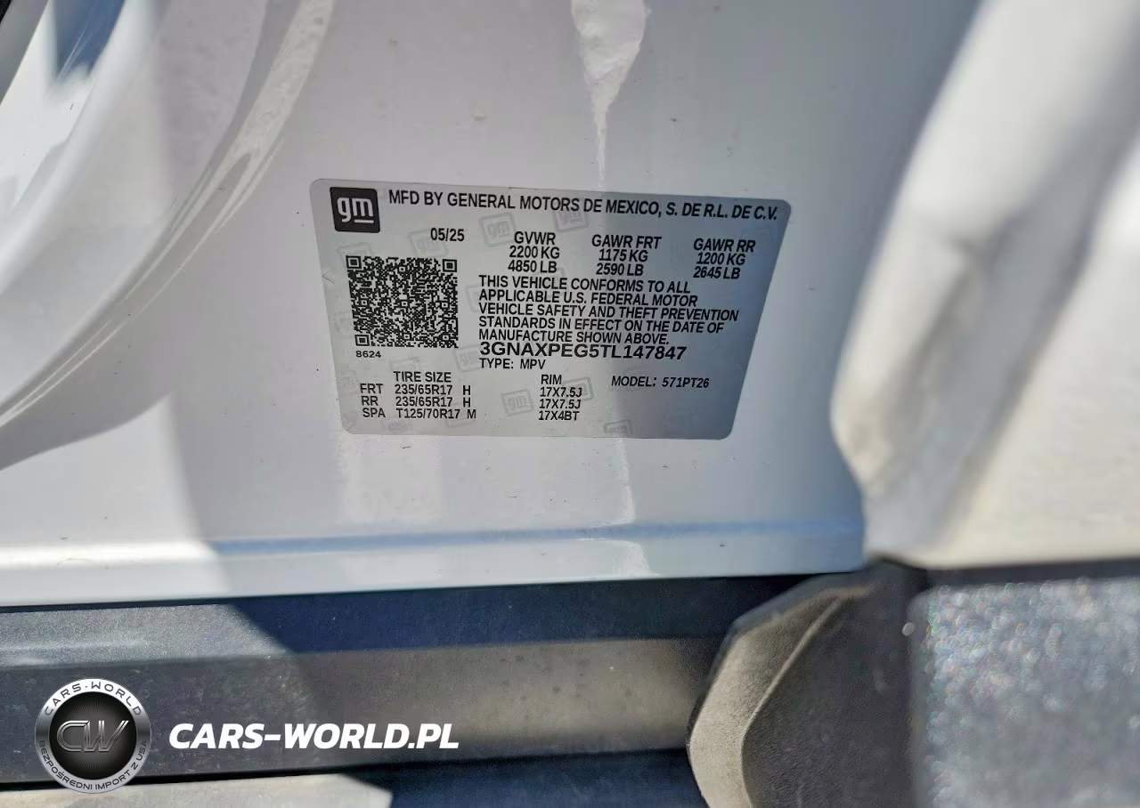 2026 Chevrolet Equinox Lt VIN:3GNAXPEG5TL147847 - 14
