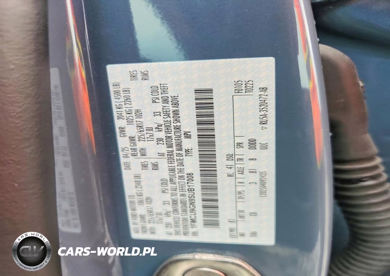 2025 Ford Escape Active VIN:1FMCU9GN9SUB17008 - 13