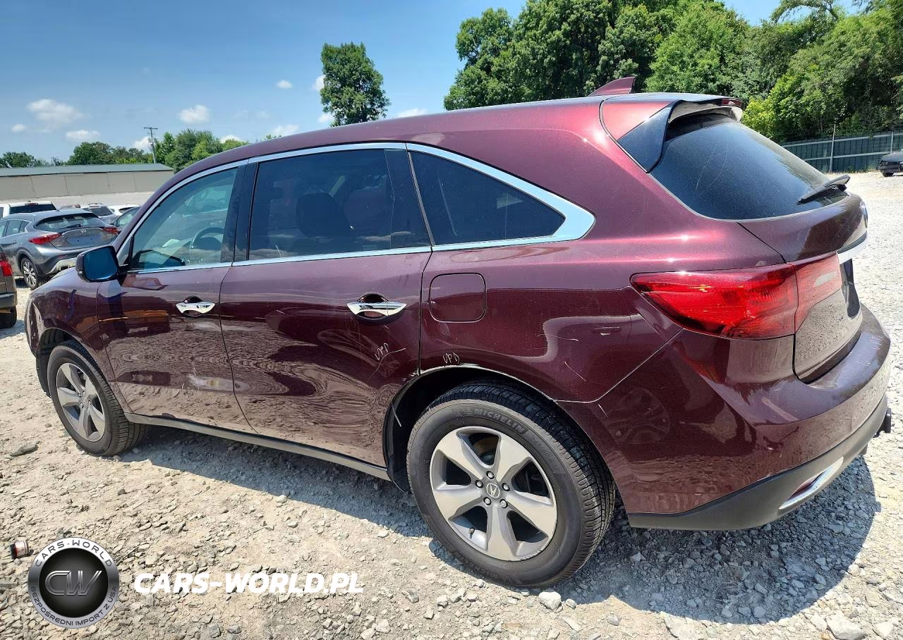 2014 Acura Mdx VIN:5FRYD4H23EB045252 - 2