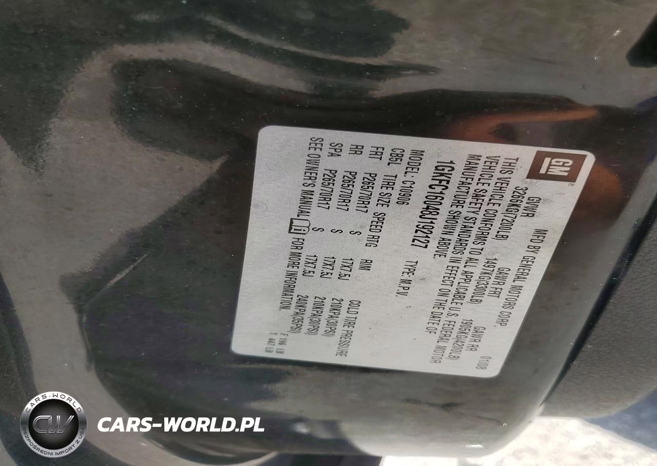 2008 GMC Yukon Xl C1500 VIN:1GKFC16048J192127 - 13