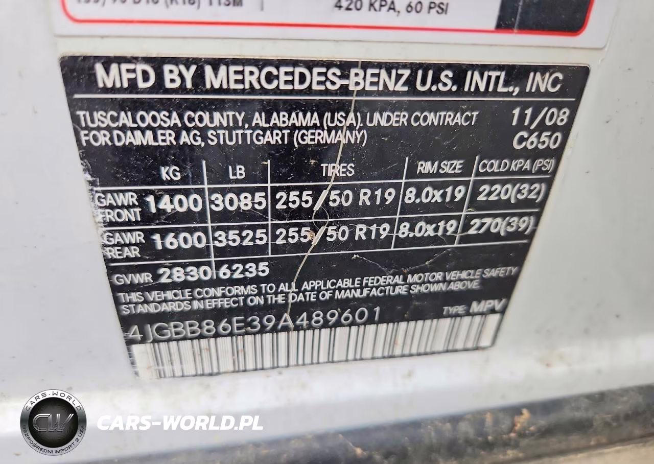 2009 Mercedes-Benz Ml 350 VIN:4JGBB86E39A489601 - 13