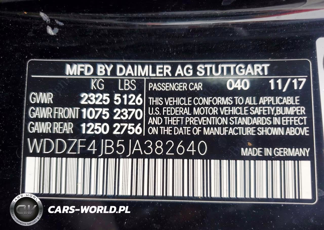 2018 Mercedes-Benz E 300 VIN:WDDZF4JB5JA382640 - 12