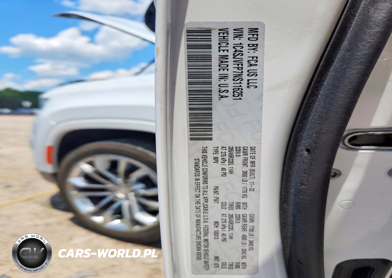 2022 Jeep Grand Wagoneer Series Ii VIN:1C4SJVFP7NS116251 - 13