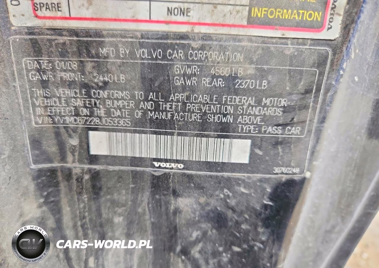 2008 Volvo C70 T5 VIN:YV1MC67228J053365 - 12