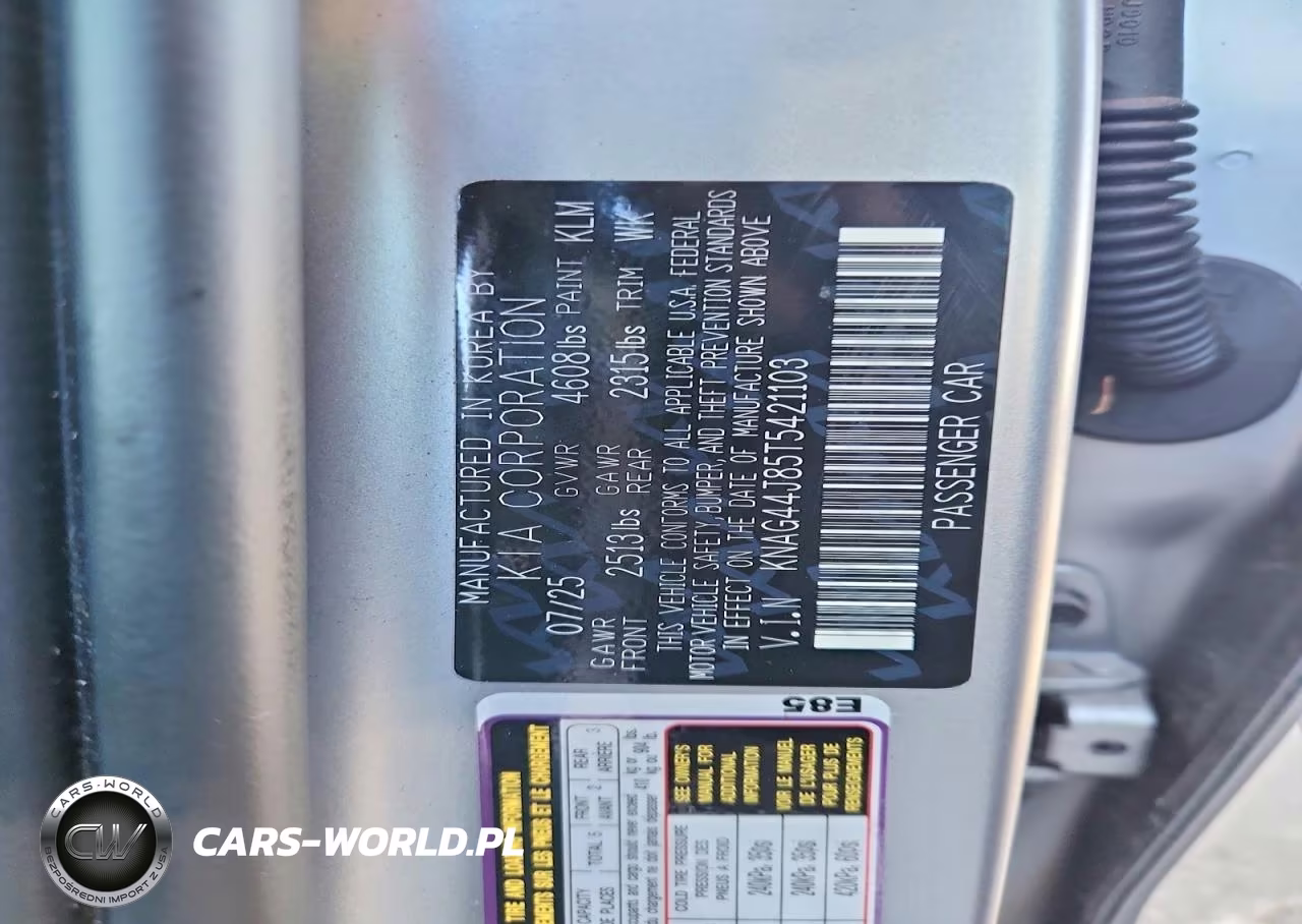 2026 Kia K5 Gt VIN:KNAG44J85T5421103 - 12