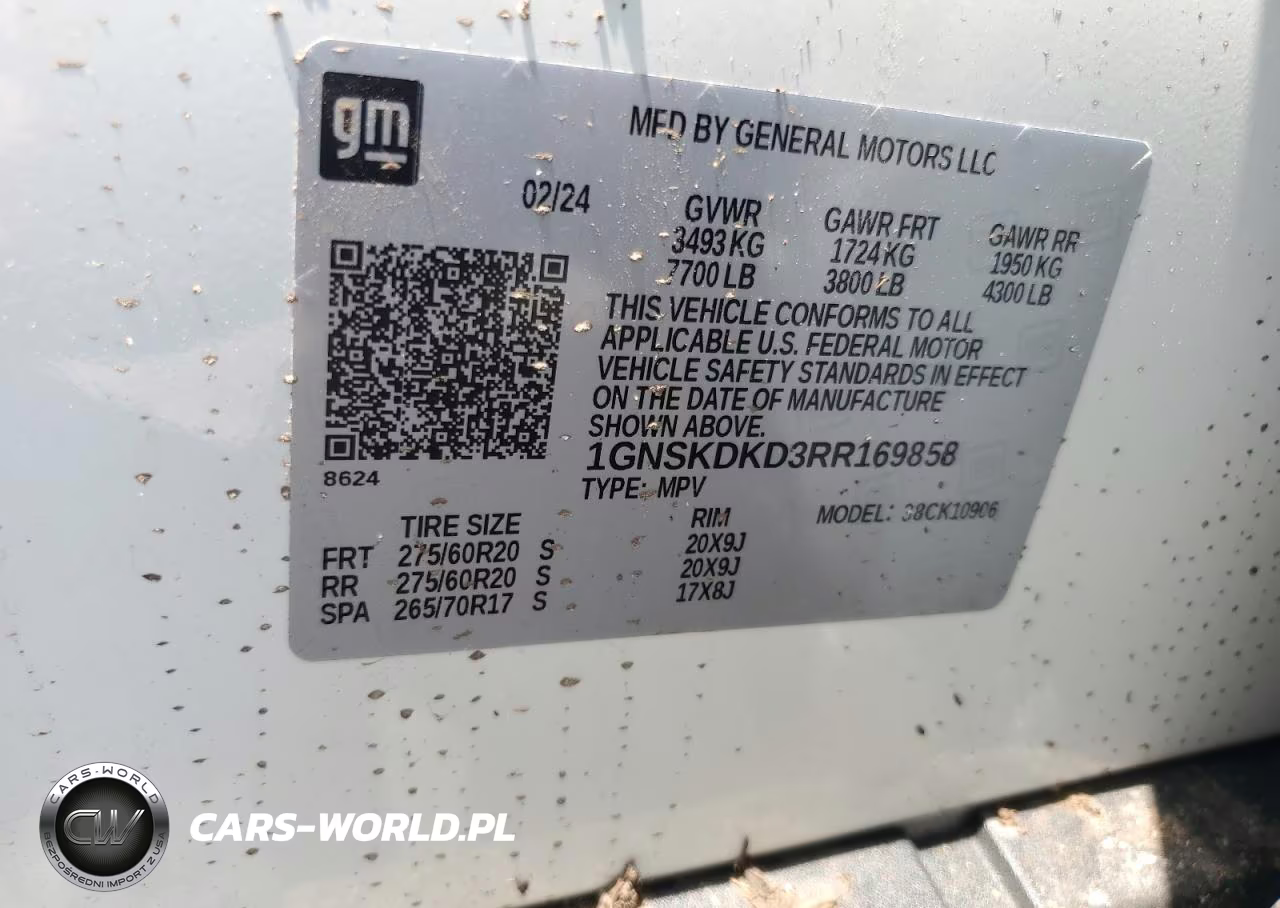 2024 Chevrolet Suburban K1500 Z71 VIN:1GNSKDKD3RR169858 - 12