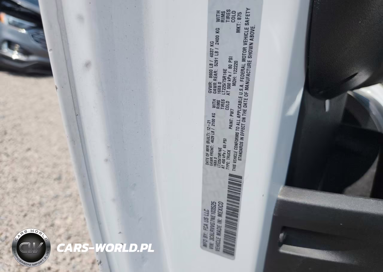 2022 Ram Promaster 2500 Delivery Van VIN:3C6LRVVG7NE103525 - 13