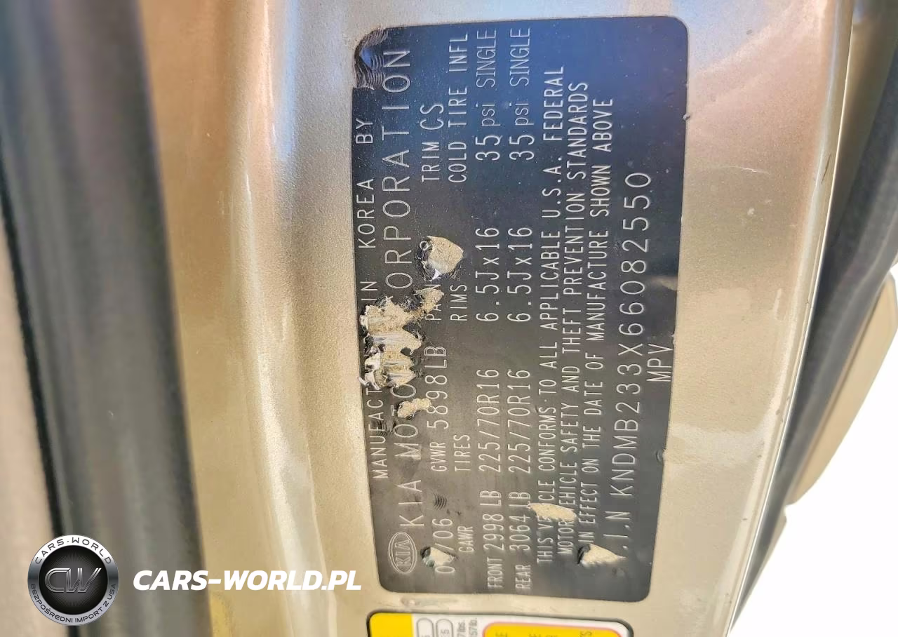 2006 Kia Sedona Lx VIN:KNDMB233X66082550 - 13